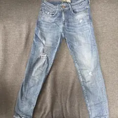 ZARA ダメージジーンズ ライトブルー 36