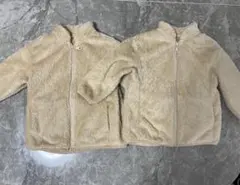 ベージュ フリース アウター 2着セット