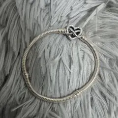 Pandora インフィニティ ハート ブレスレットpandora 16cm