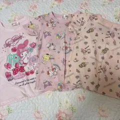 西松屋マイメロ サンリオ 半袖Tシャツ 3枚セット 110cm