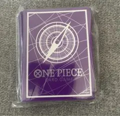 ワンピースカードゲーム　リミテッドカードスリーブ　スタンダードパープルシルバー