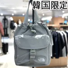 クール グレー＊ショルダーバック＊韓国限定＊ノースフェイス＊未使用