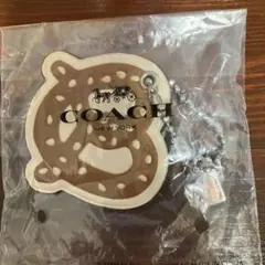 未使用品　COACH キーホルダー ブラウン
