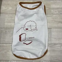 犬服 タンクトップ 犬のイラスト付き