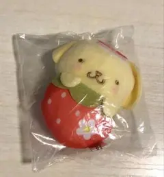 サンリオキャラクターズ　いちごおくるみマスコット ポムポムプリン