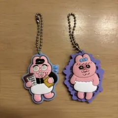 おぱんちゅうさぎ　ラバマスグミ　ラバーマスコット　キーホルダー 2個