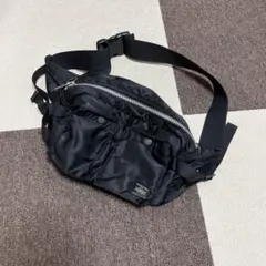 ［希少］PORTER タンカーボディバック　ウエストポーチ　ブラック
