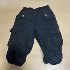 カーゴパンツ kids ブラック 130 女の子のサムネイル