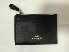 【最終値下げ】COACH ミニ スキニー ID ケース・シグネチャー キャンバス