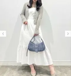 テクスチャーキャミソールワンピース gu