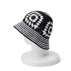 試着のみ　美品　ニューエラ　クロシェハット　バケットハット