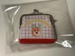 mojojojo PVCがま口ポーチ REDうさぎ