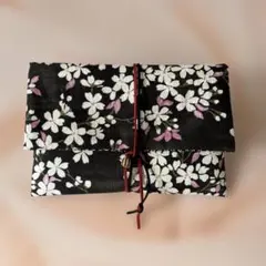 御朱印帳ケース／夜桜/大判サイズ2冊/ハンドメイド