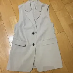 GU 30NATURAL テーラードジレベスト Sサイズ ナチュラル（未使用品）