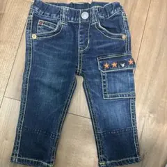 DOUBLE.B カーゴパンツ 80サイズ ダークブルー