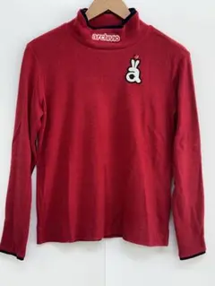 archivio 赤 タートルネック セーター