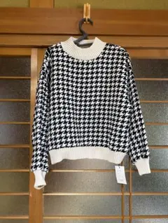 GRL 千鳥柄ニット