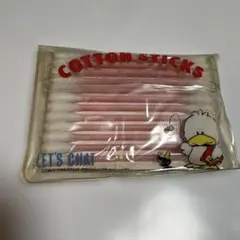 昭和レトロ　Let’s Chat cotton sticks ピンク/イエローのサムネイル