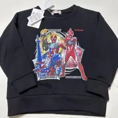 BANDAI ウルトラマンオメガ トレーナー 110 新品　黒　ブラック