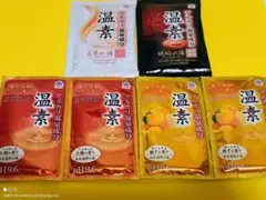 アース製薬 ☆温素薬用入浴剤6包 ☆柚子の香り 琥珀の湯 白華の湯 大樹 ☆入浴
