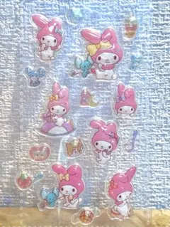 サンリオ　マイメロディ　ぷっくりシール　おすそわけ　ボンボンドロップシール　②