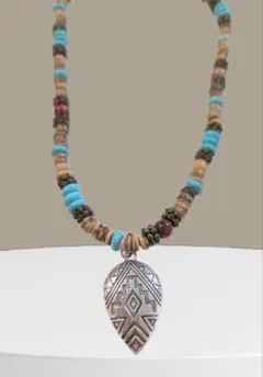 ココナッツネックレス★ボヘミアン　　メンズネックレス　　民族系　　エスニック