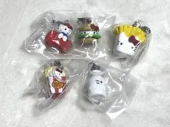 ハローキティ アメリカンデザイン めじるしアクセサリー コンプセット ガチャ