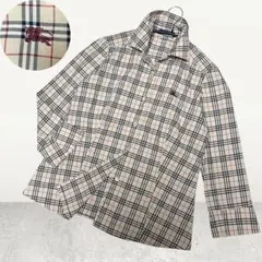 BURBERRY バーバリーブルーレーベル　ノバチェック ポロシャツ 38 M バーバリーブルーレーベル ノバチェック ポロシャツ 38 - メルカリ