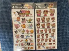 4サイズステッカー　サンリオ　日焼けキティ　ハローキティ　シール