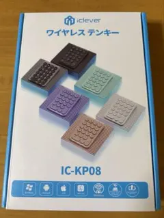 iclever ワイヤレステンキー　IC-KP08 ブラックのサムネイル
