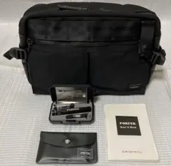 PORTERヒート ショルダーバッグ (ブラック)希少品！➕マルチツールキット！