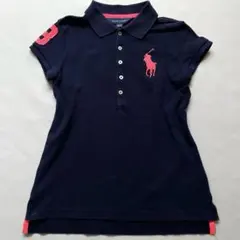 【美品】y2k 平成ギャル ラルフローレン ビックポニー ポロシャツ 140