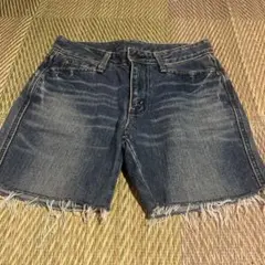 リーバイスLevi's デニムショートパンツカットオフ　XS