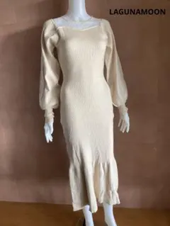 ラグナムーン　ニットワンピース