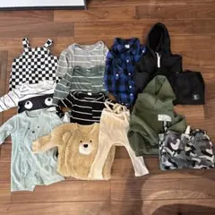 ベビー服 まとめ売り 13点セット 新生児〜9ヶ月 ロンパース セットアップ