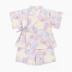 プティマイン　甚平　花火　サイズ90