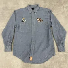 218. Looney Tunes ルーニーチューンズ デニムシャツ Sのサムネイル