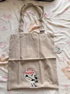 【新品】ディズニーコラボトートバッグ　ミニー　ベージュ　スリーコインズ100周年