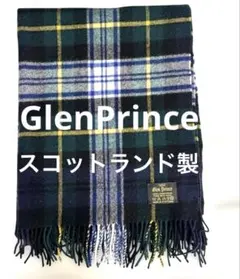 グレンプリンス　ラムズウール100% 大判チェックストール　ドレスゴードン