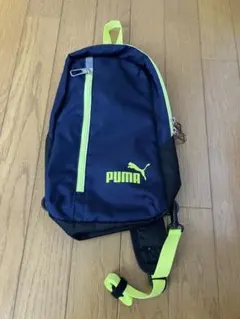 PUMA プーマ ワンショルダーボディバッグ ネイビー　イエロー　ブラックのサムネイル