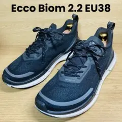 ECCO BIOM2.2 テキスタイルスニーカー　24㎝　ブラック