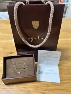 【まきんこ様専用】agate K18 ネックレス　アガット