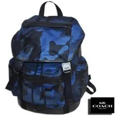 【極美品】コーチ リュック バックパック レザー 大容量 バイカラー ネイビー 2025年最新】コーチ リュック ブルーの人気アイテム - メルカリ