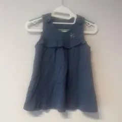 KUMIKYOKU 組曲 ベビー ワンピース ネイビー