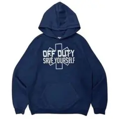 ヴィンテージ・スウェットパーカー アメリカ 企業物 ネイビー Y2K