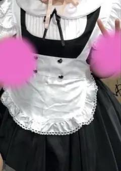 メイド服 コスプレ衣装 ブラック ホワイトのサムネイル