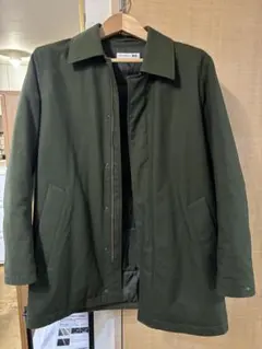 【中古】ユニクロ jwanderson パデットハーフコート Mサイズ オリーブ