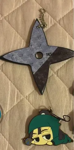 忍たま乱太郎 立花仙蔵 キーホルダー 缶バッジ ストラップセット