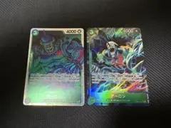 アーロン SR パラレル セット　ワンピースカード25th