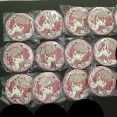 カラフルピーチ　のあ　ぺたっとねじまき刺繍缶バッジ　12個